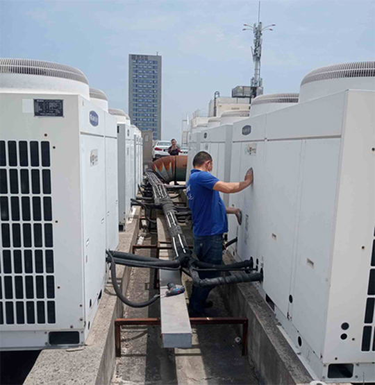 邕宁中央空调制热和不制冷系统维修方法